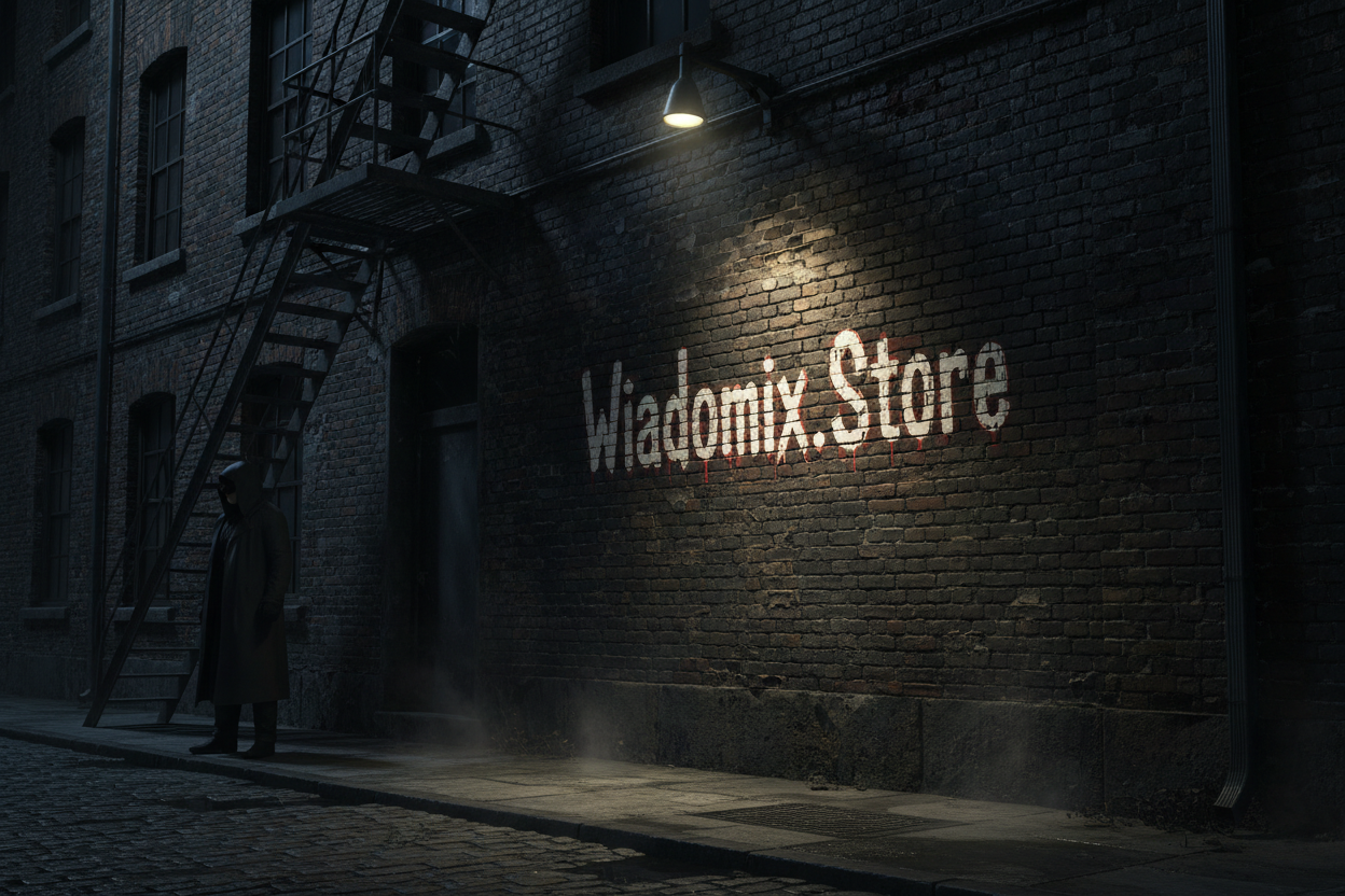 Wiadomix.Store na mrocznym murze